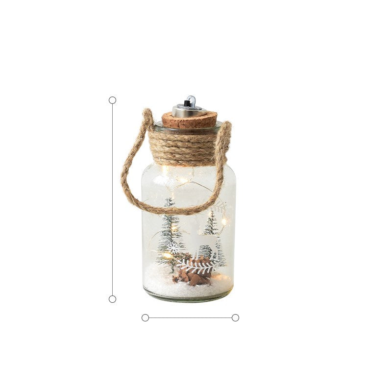 Glass Christmas Scene Lights – view 4
