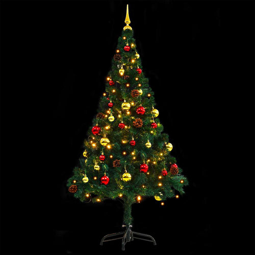 Pre-Lit Christmas Tree with Baubles – view 2
