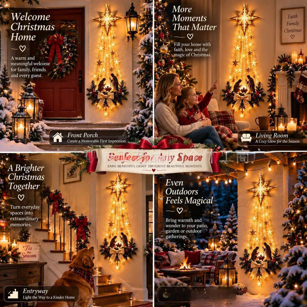 Lighted Nativity Wall Hanging – view 3