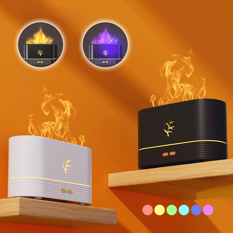 Flame-Effect Aroma Diffuser – Home Hearth Well