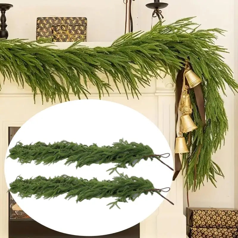 Norfolk Pine Christmas Garland – Home Hearth Well