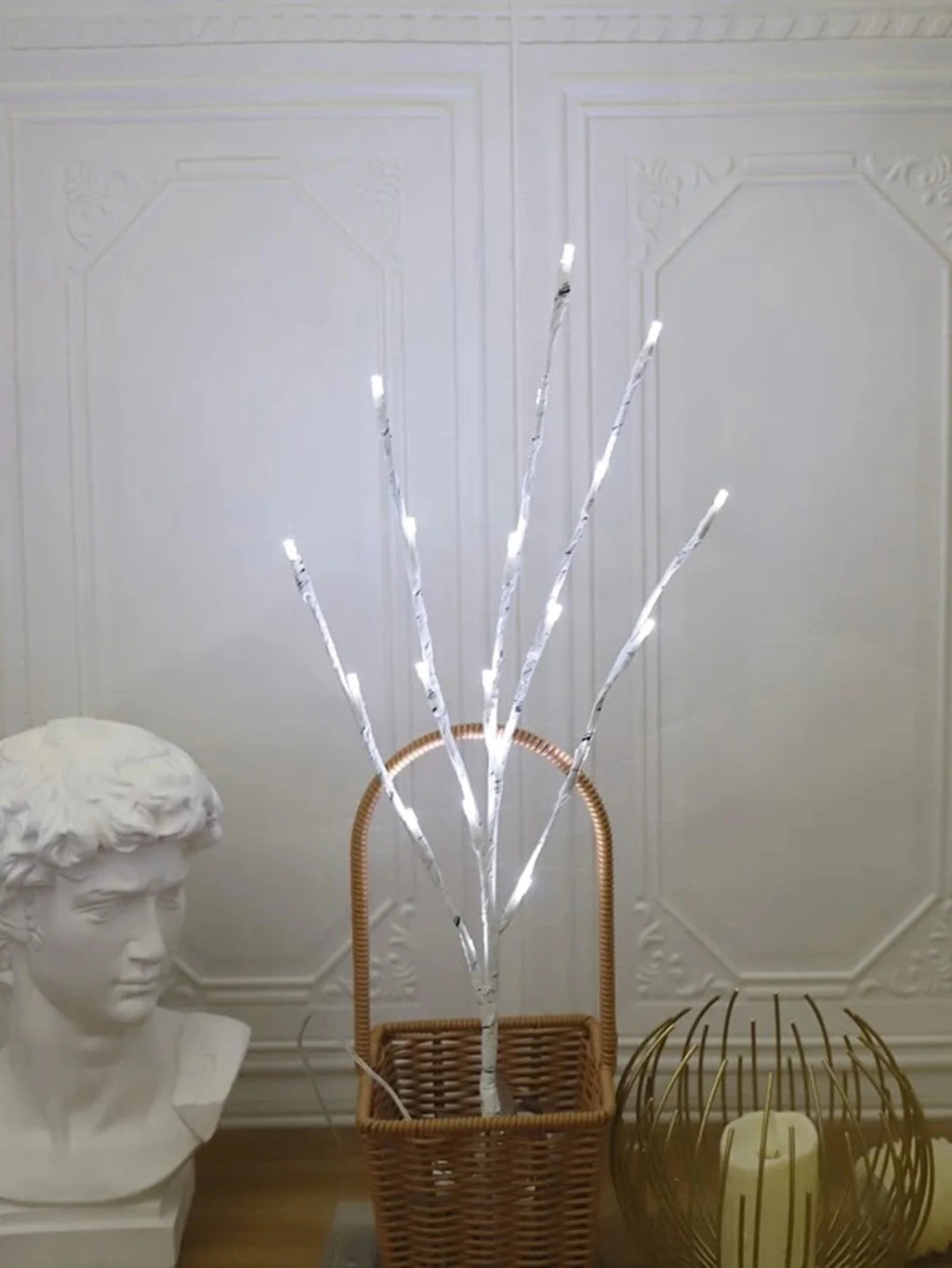 Lighted Birch Branch – view 15