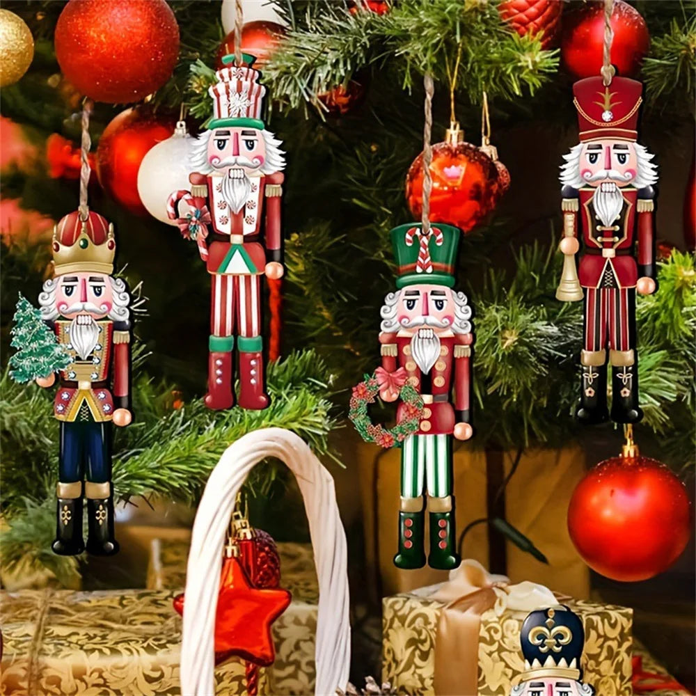 Wooden Nutcracker Ornaments (Set of 12) – Home Hearth Well