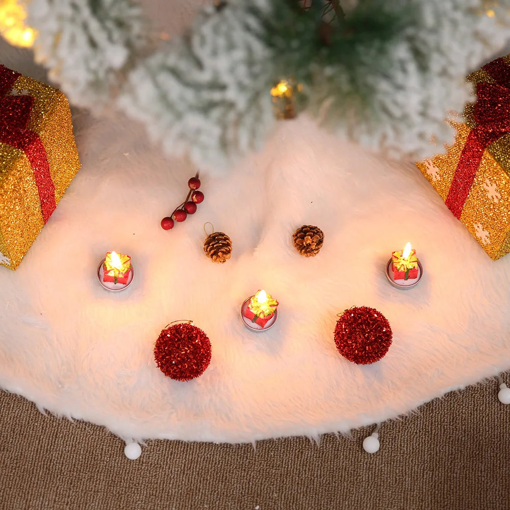 Faux Fur Christmas Tree Skirt – view 8