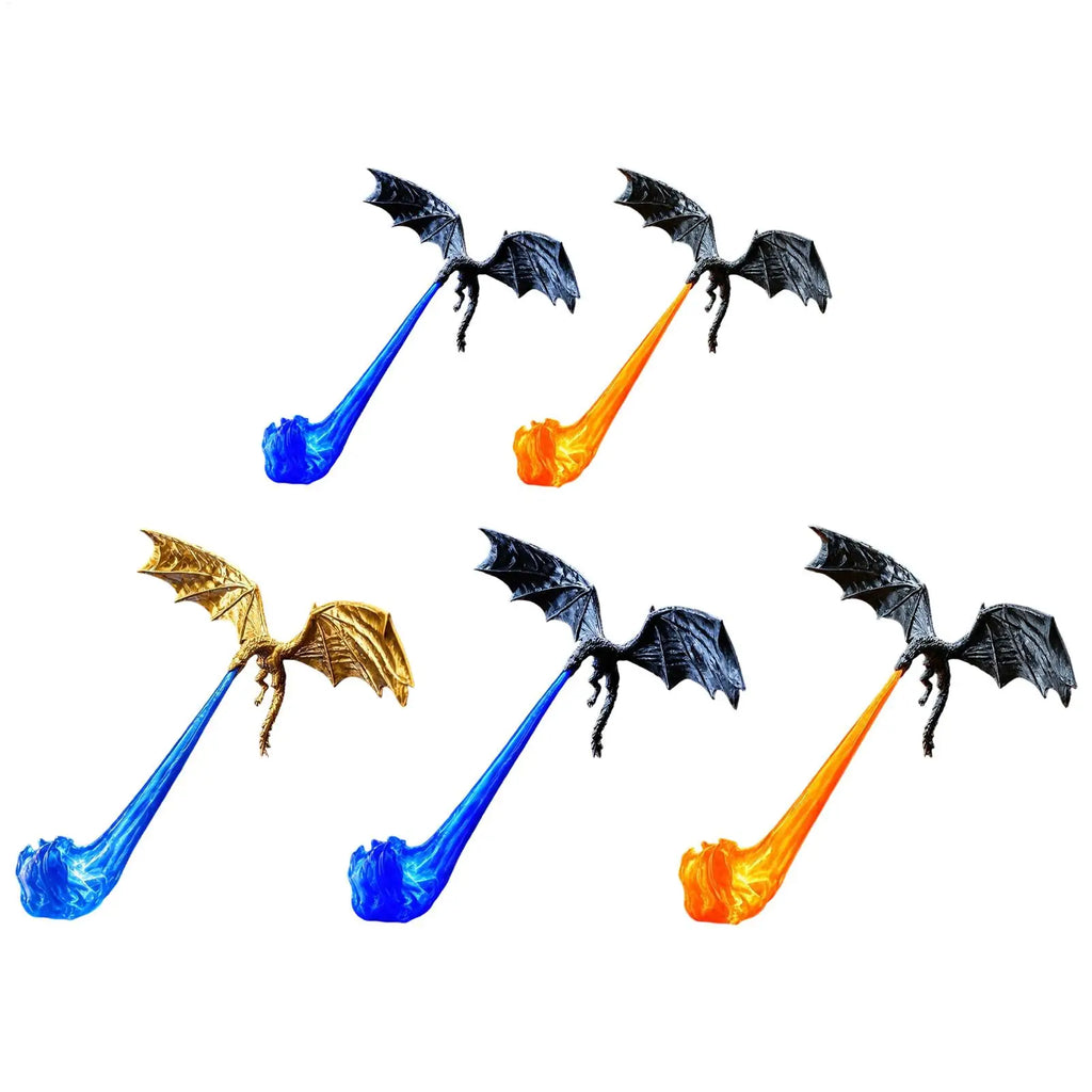 Fire-Breathing Dragon Shelf Lamp