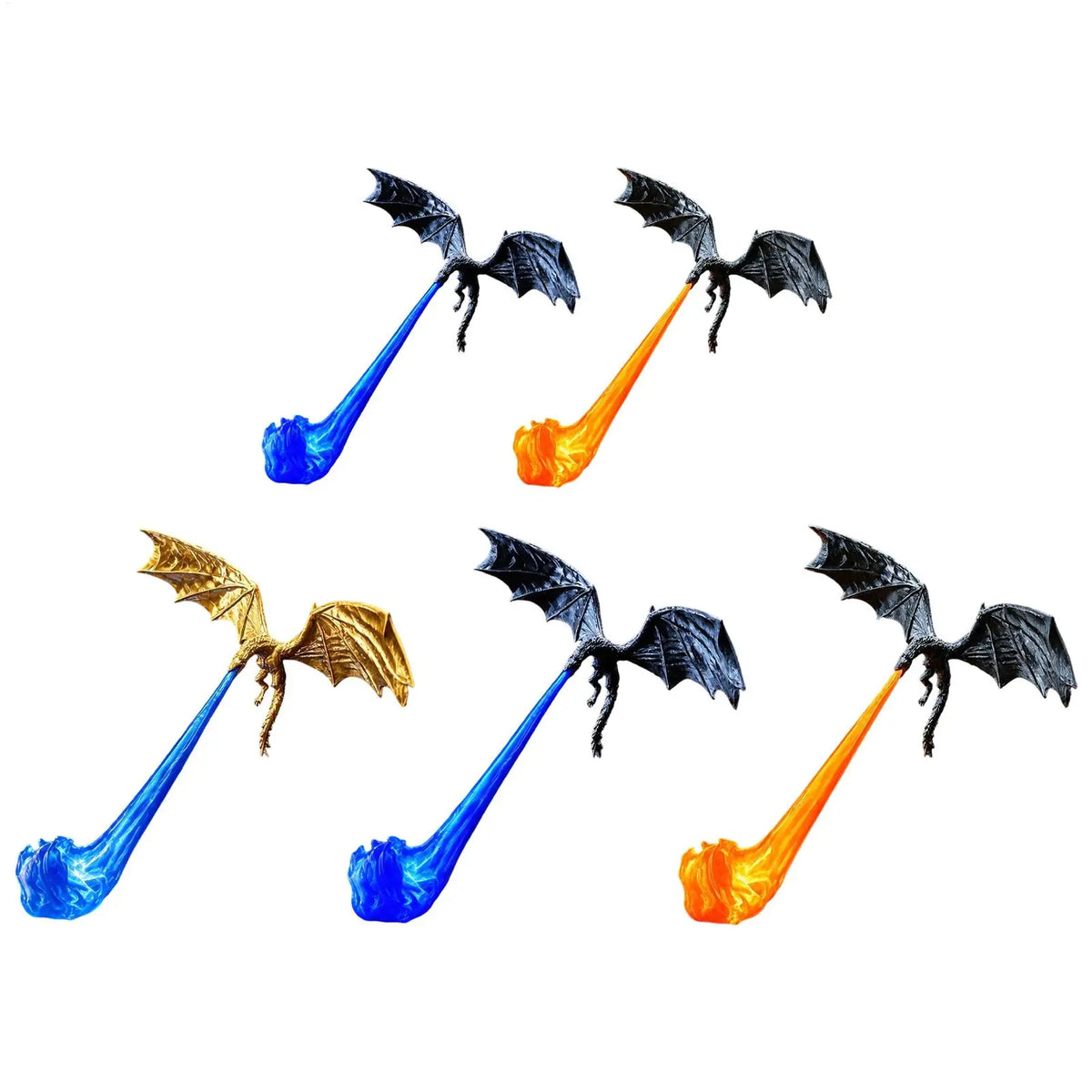 Fire-Breathing Dragon Shelf Lamp