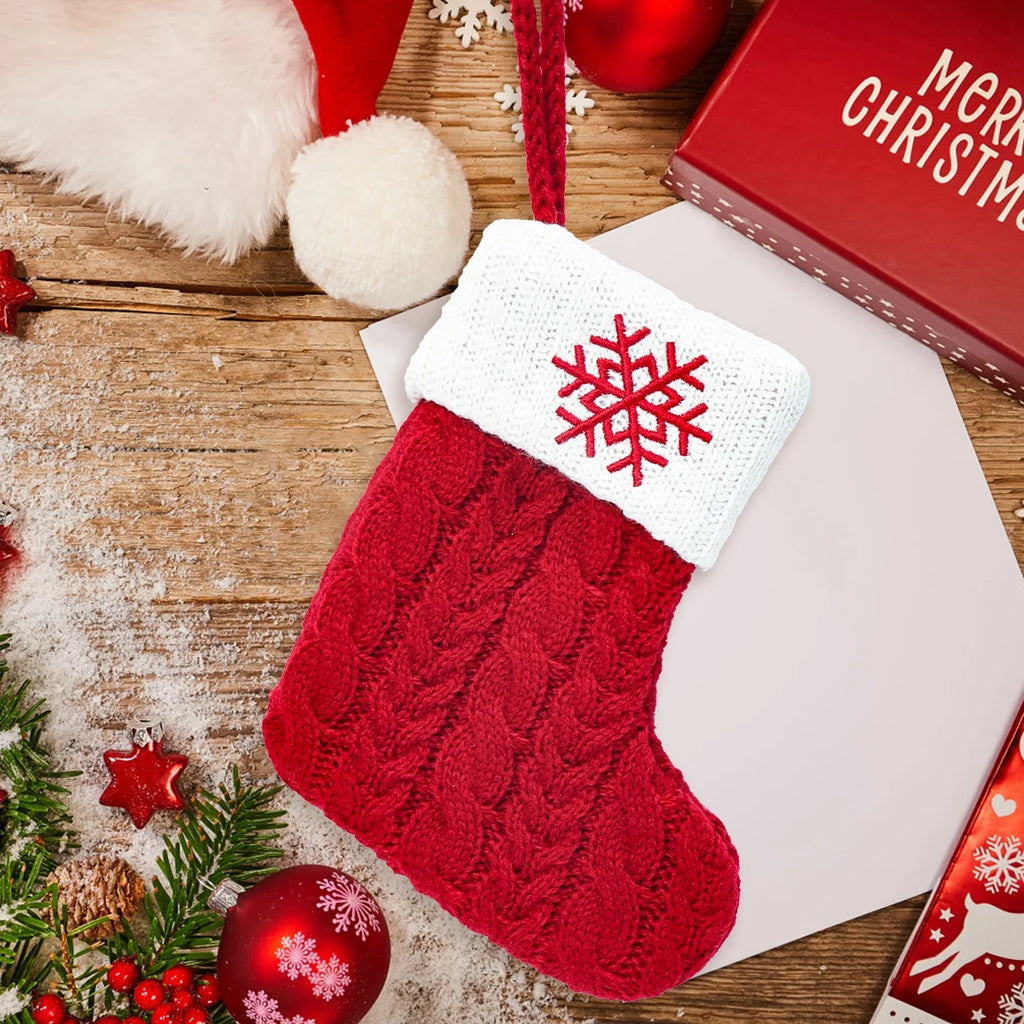 Knitted Initial Stocking Ornament – view 3