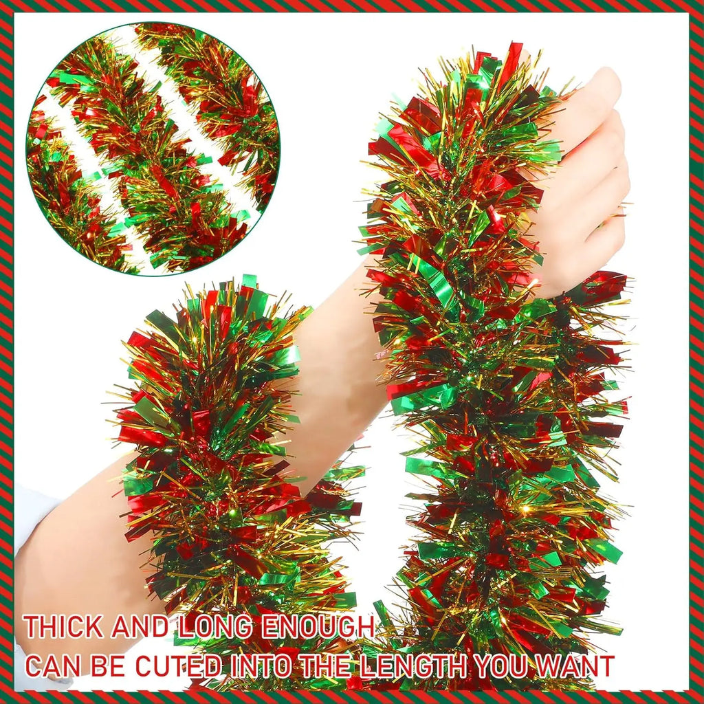 Tinsel Garland with Bows – view 2