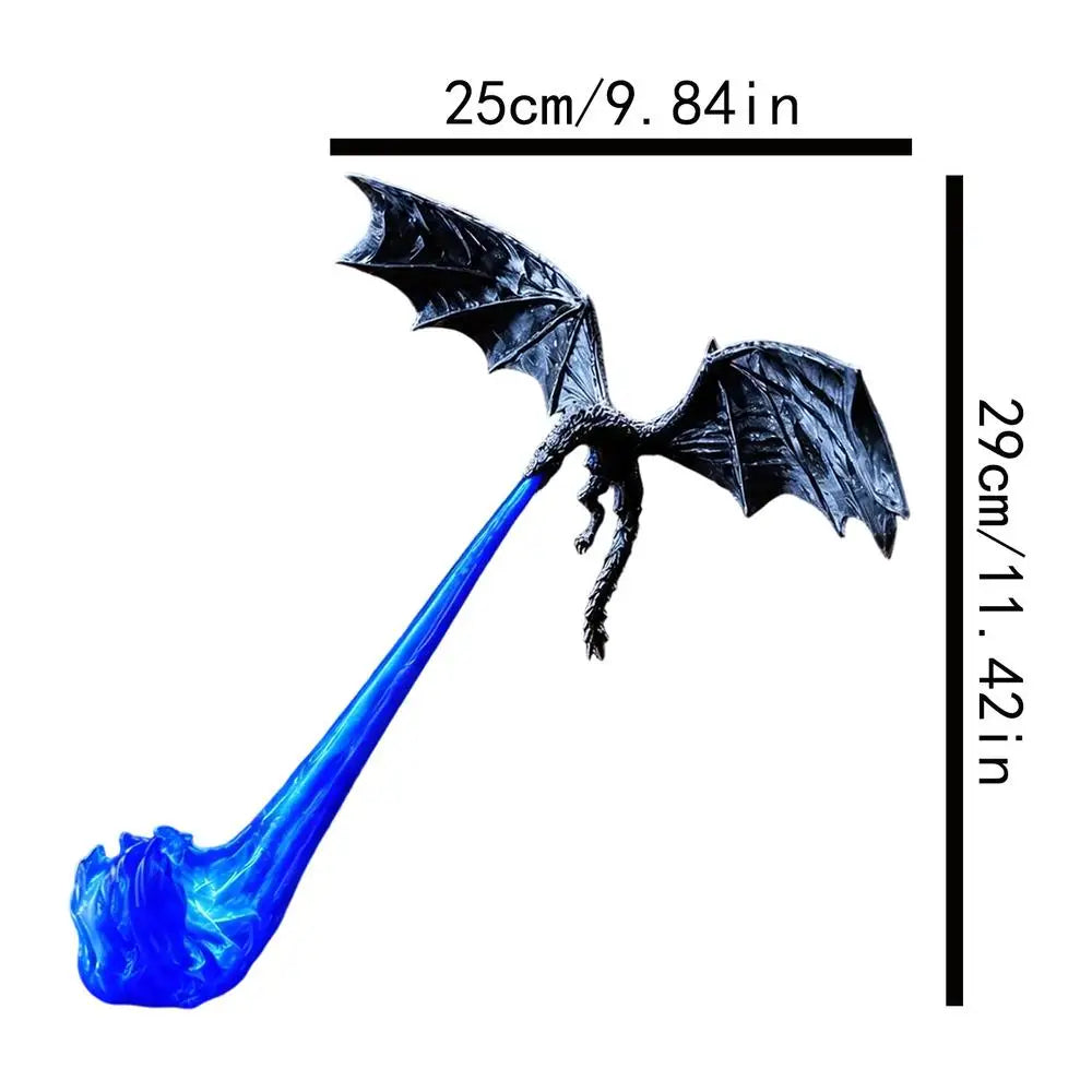 Fire-Breathing Dragon Shelf Lamp