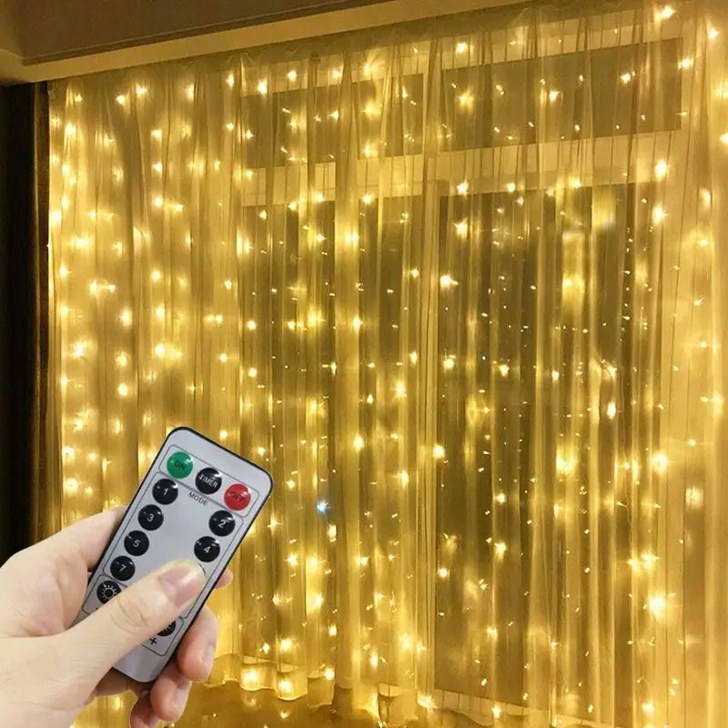 USB Fairy Curtain Lights with Remote – view 8
