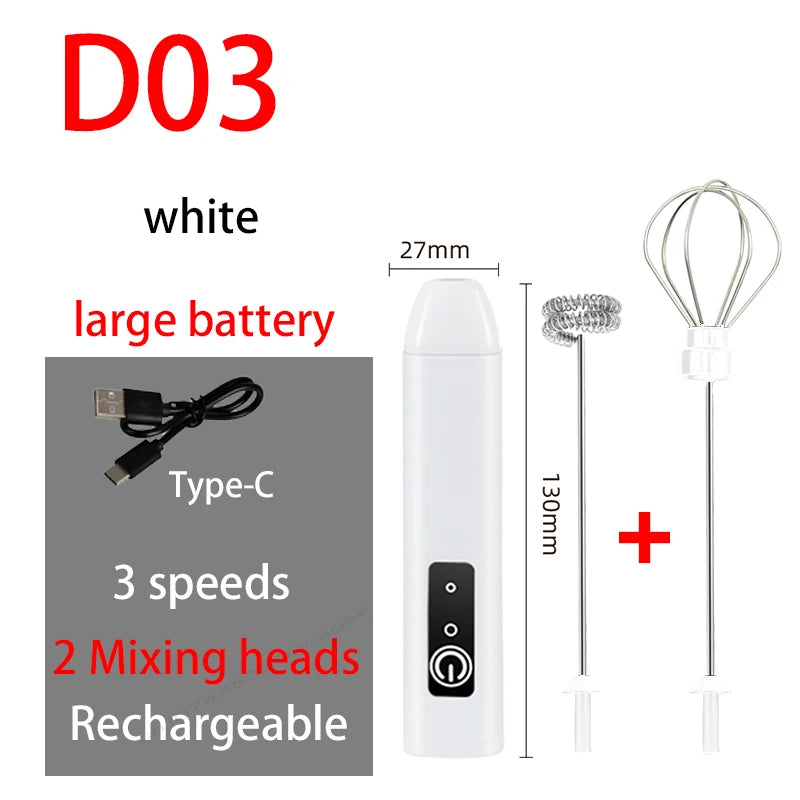 Rechargeable Milk Frother & Whisk – view 9