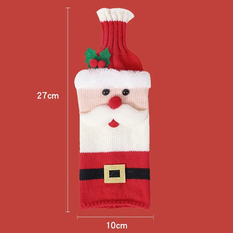 Christmas Wine Bottle Cover – view 2