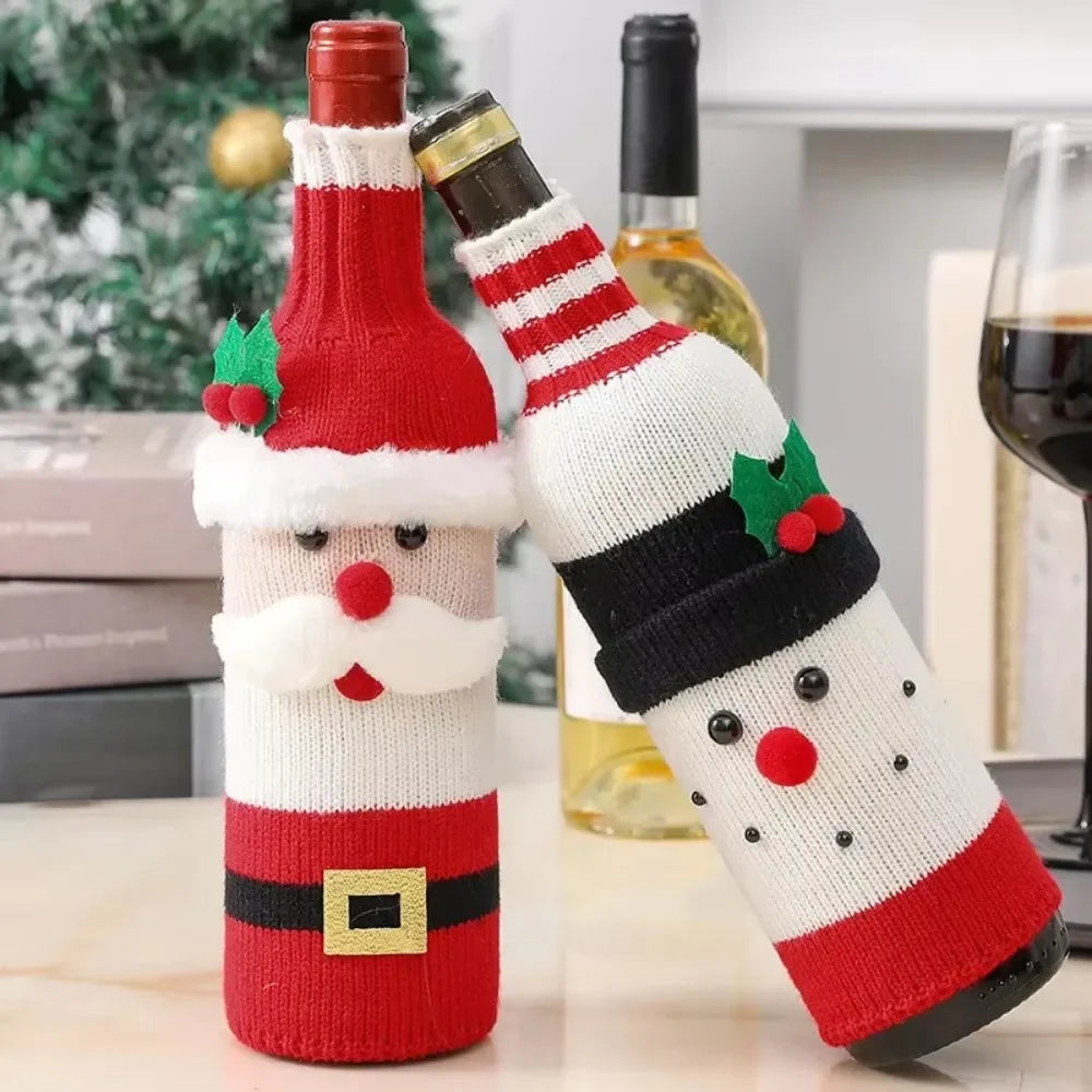 Christmas Wine Bottle Cover – view 4