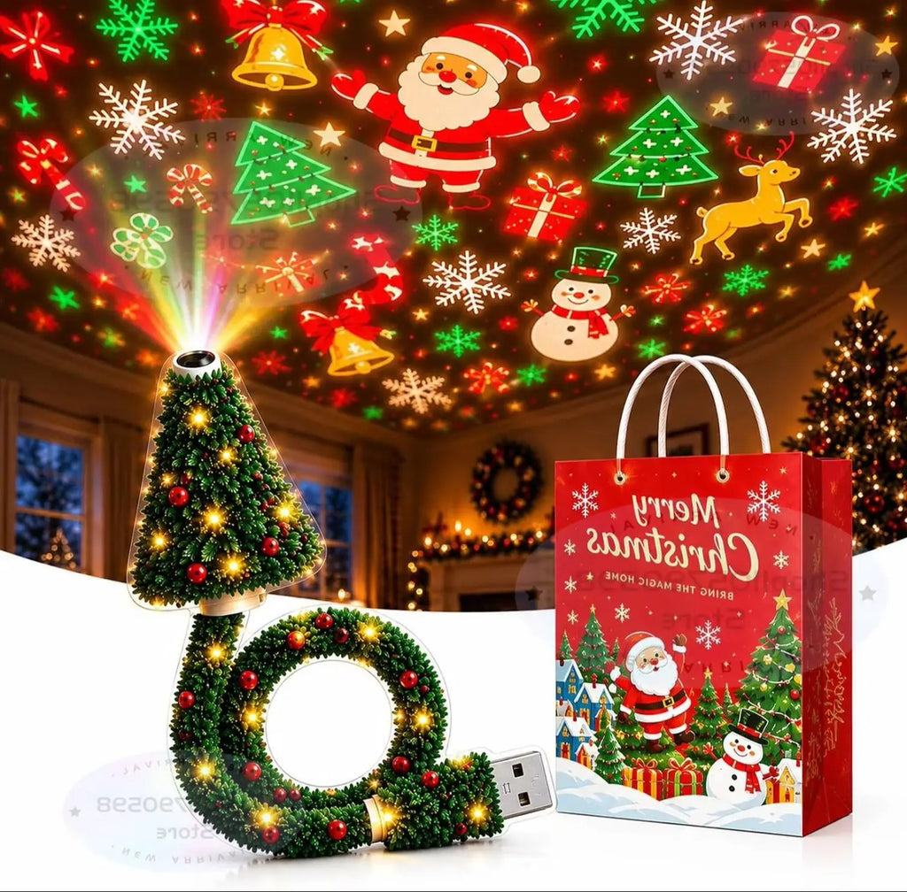 Christmas Tree Projector Night Light – Home Hearth Well