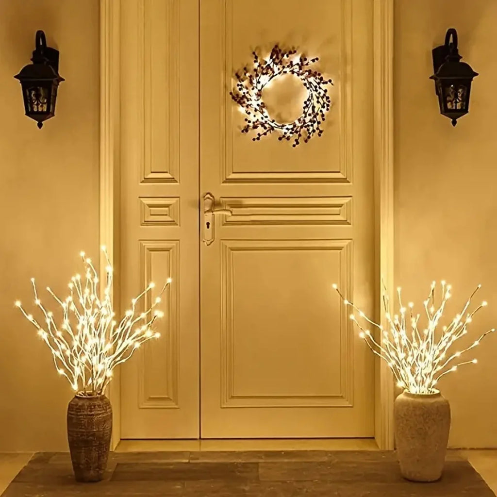 Lighted Birch Branch – view 3