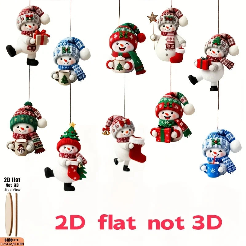 Handmade Snowman Ornaments (Set of 15) – view 3