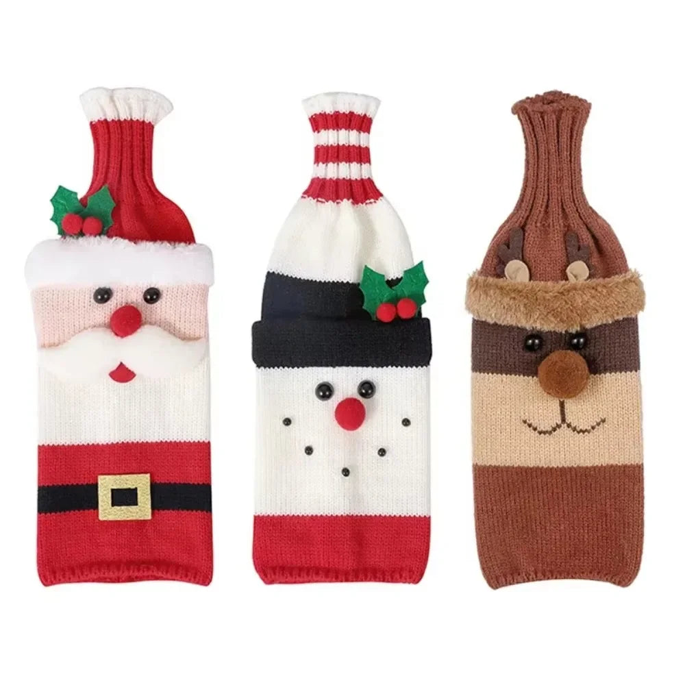 Christmas Wine Bottle Cover – view 5
