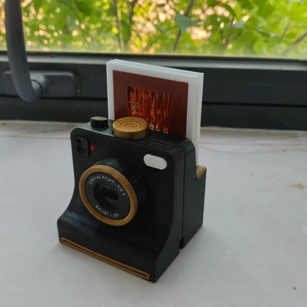 Latte Art Camera Stencil Printer