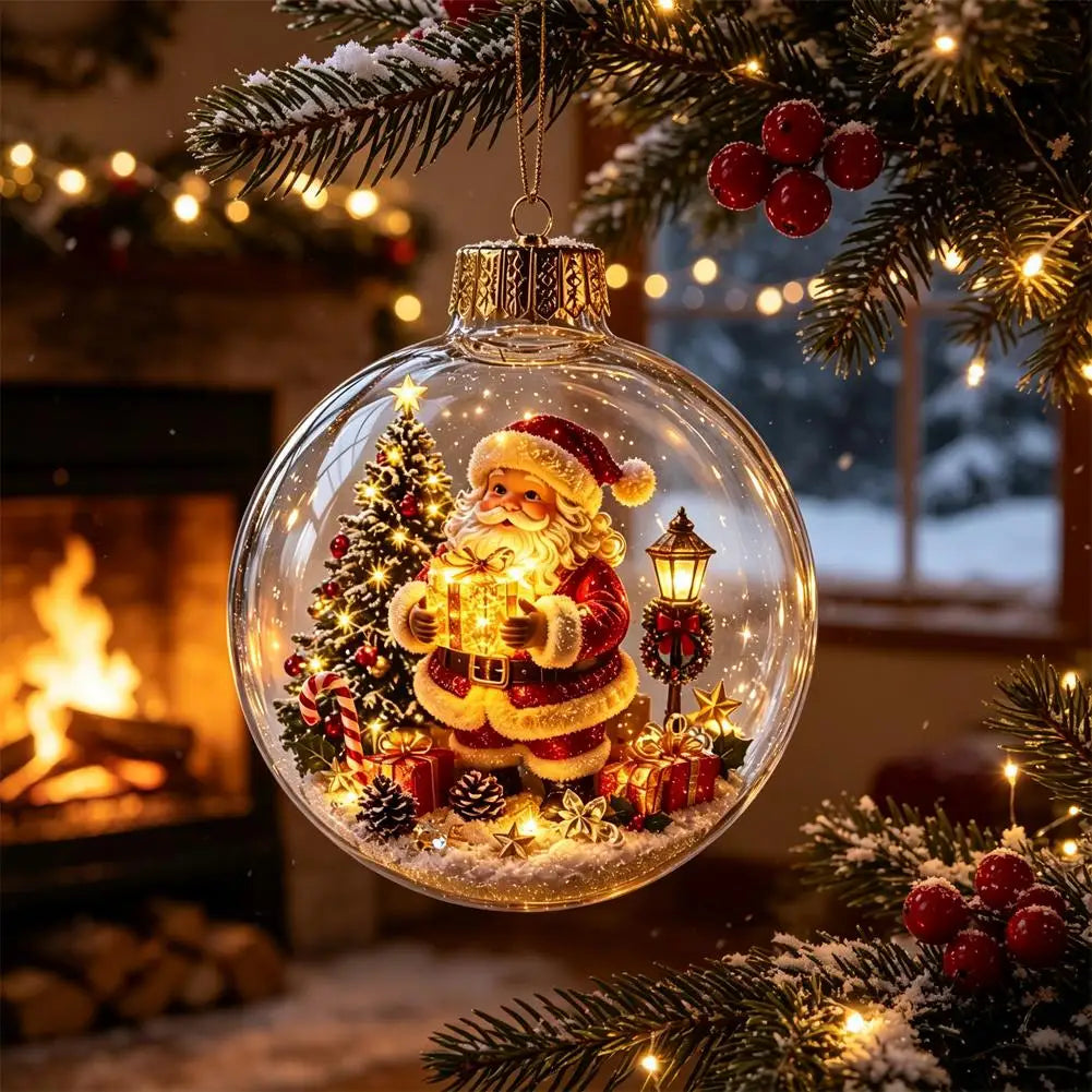 Glowing Christmas Story Crystal Ball – view 3