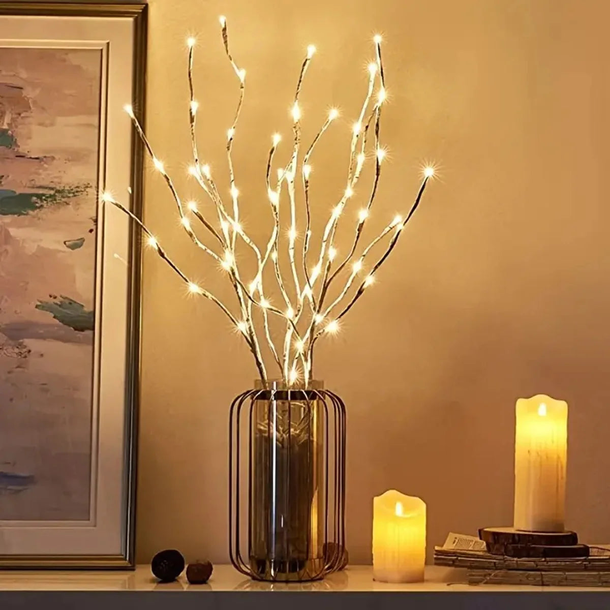 Lighted Birch Branch (28 in)