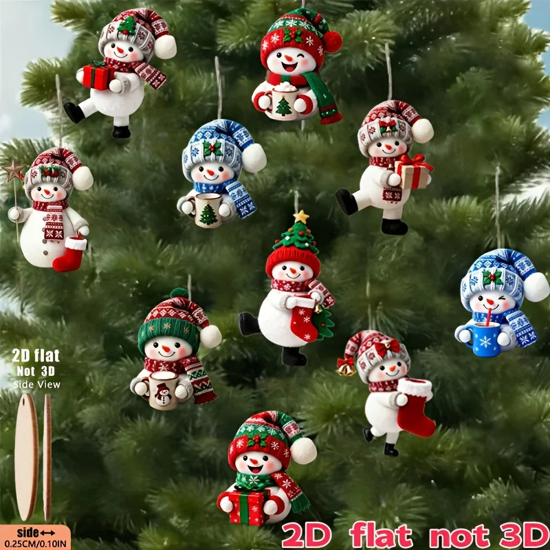 Handmade Snowman Ornaments (Set of 15) – view 5