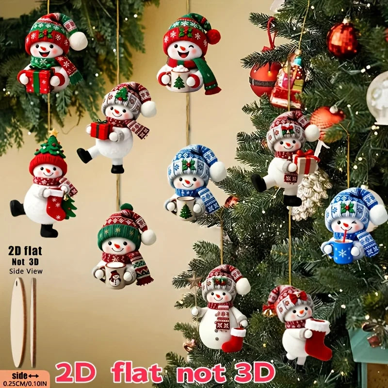 Handmade Snowman Ornaments (Set of 15) – view 4
