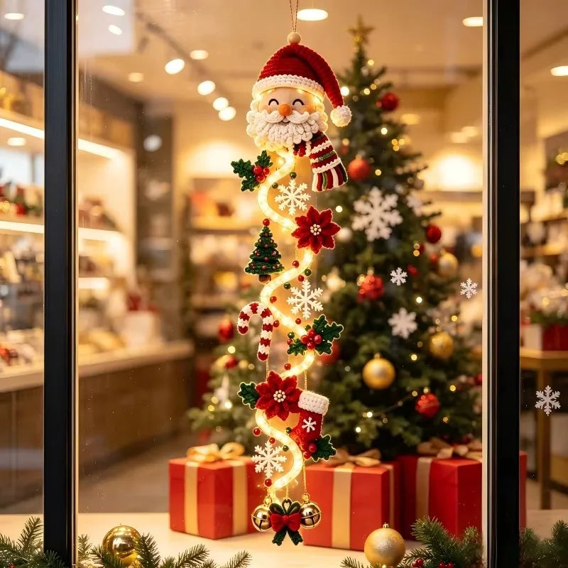 Glowing Christmas Door Garland Light