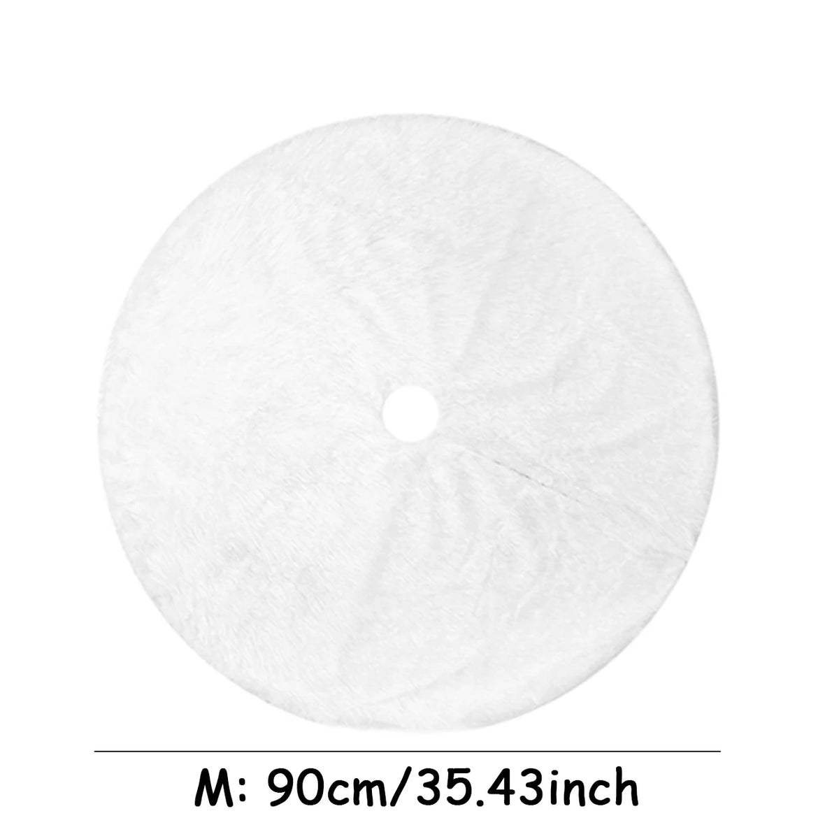 Faux Fur Christmas Tree Skirt – view 10
