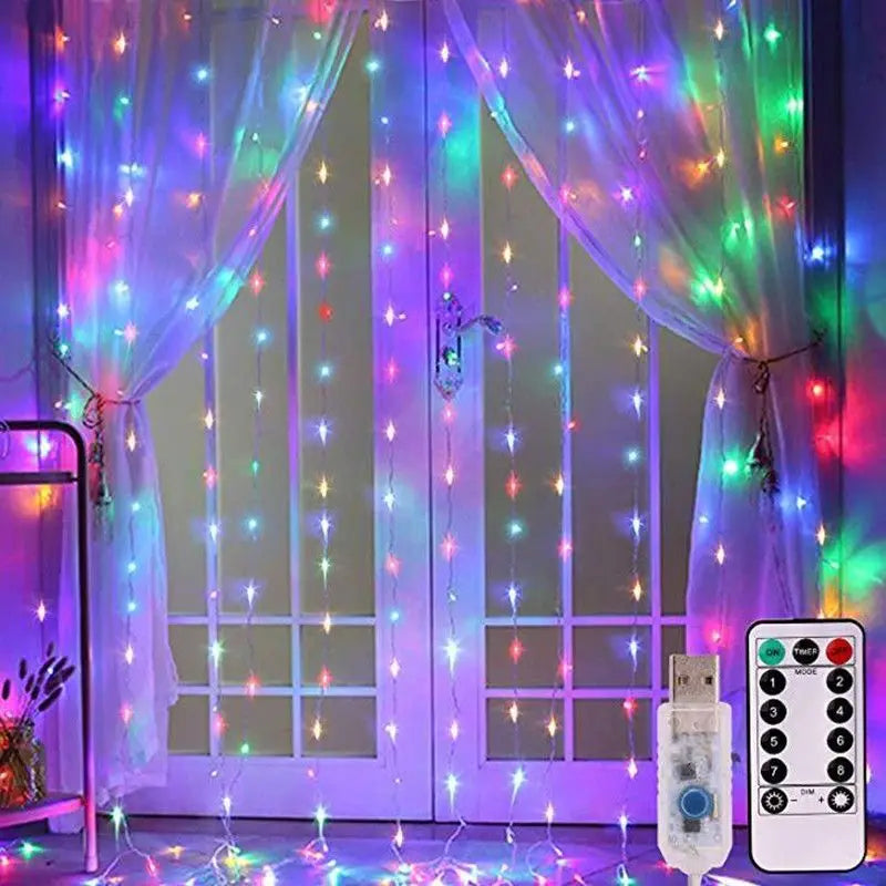 USB Fairy Curtain Lights with Remote – view 5
