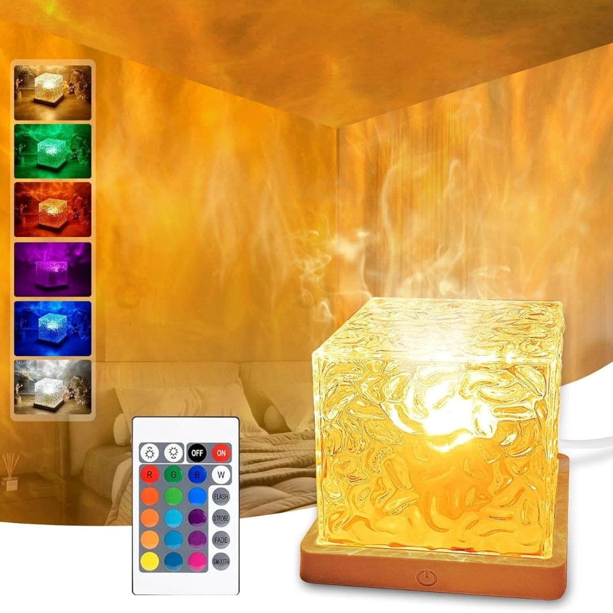 Water Ripple Projector Lamp – Home Hearth Well