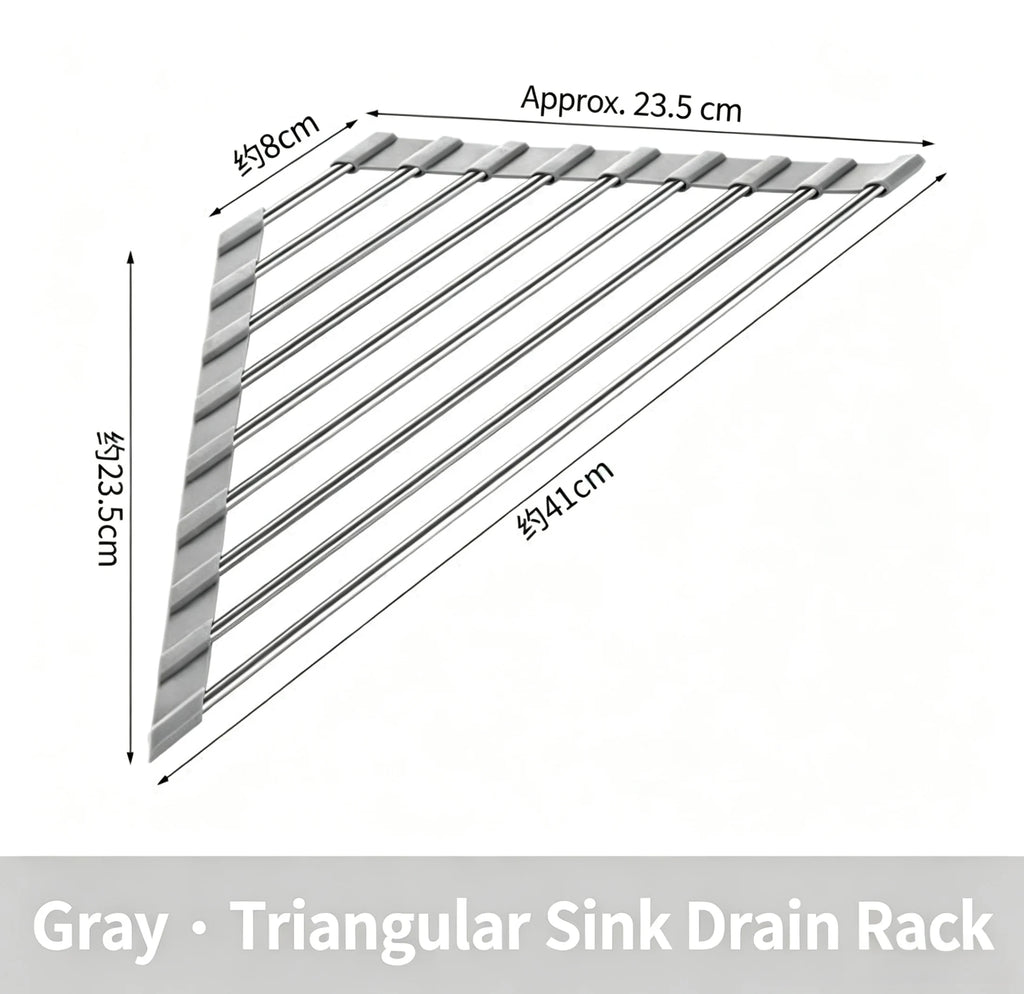 Roll-Up Corner Sink Drying Rack – view 6