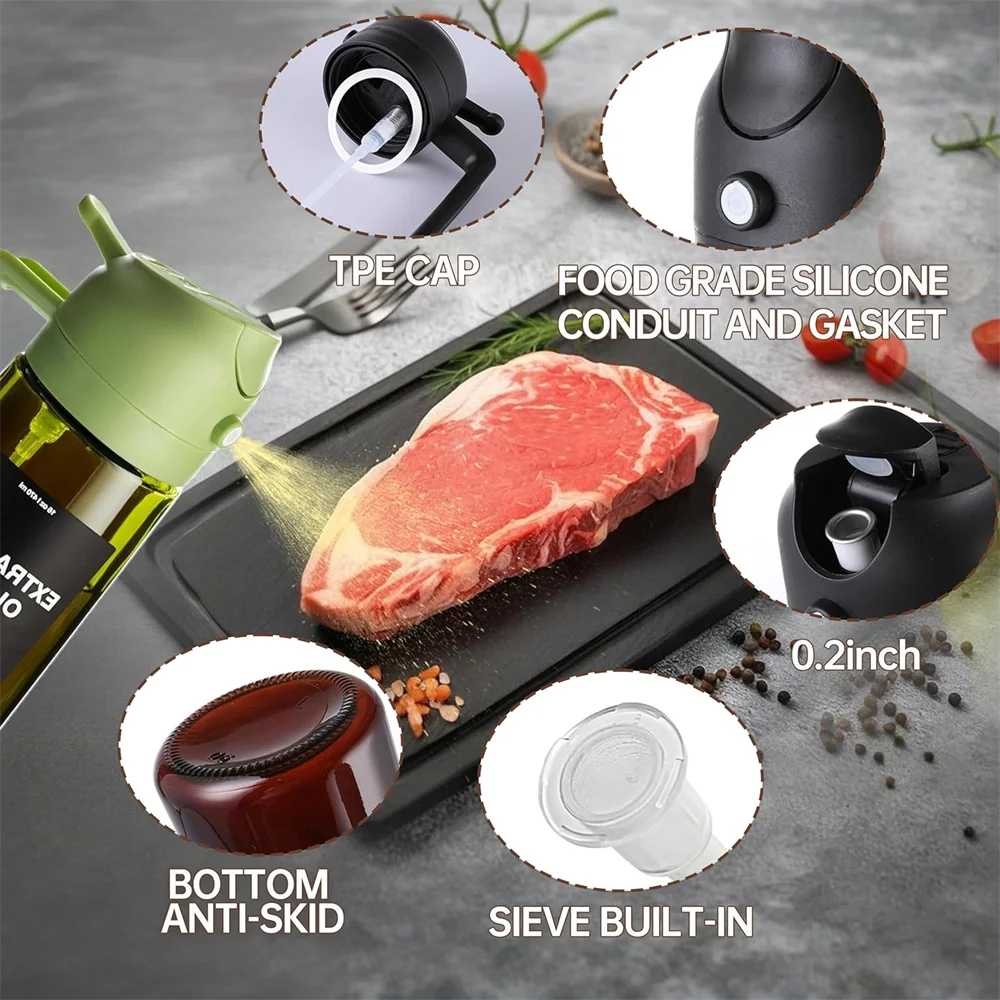 Olive oil sprayer size details