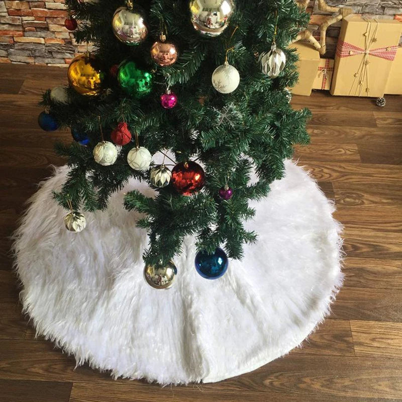 Faux Fur Christmas Tree Skirt – view 7