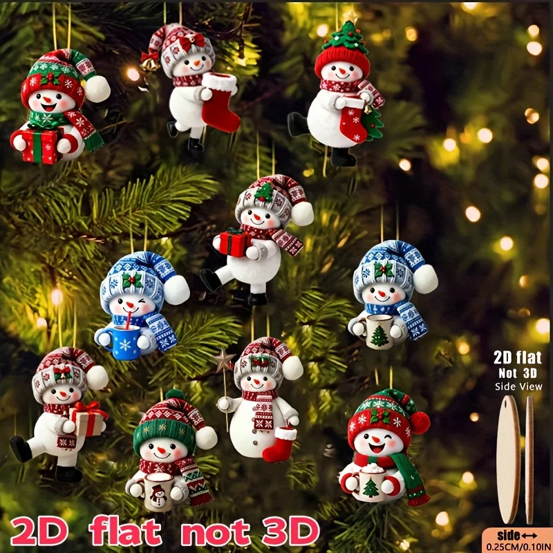 Handmade Snowman Ornaments (Set of 15) – view 6