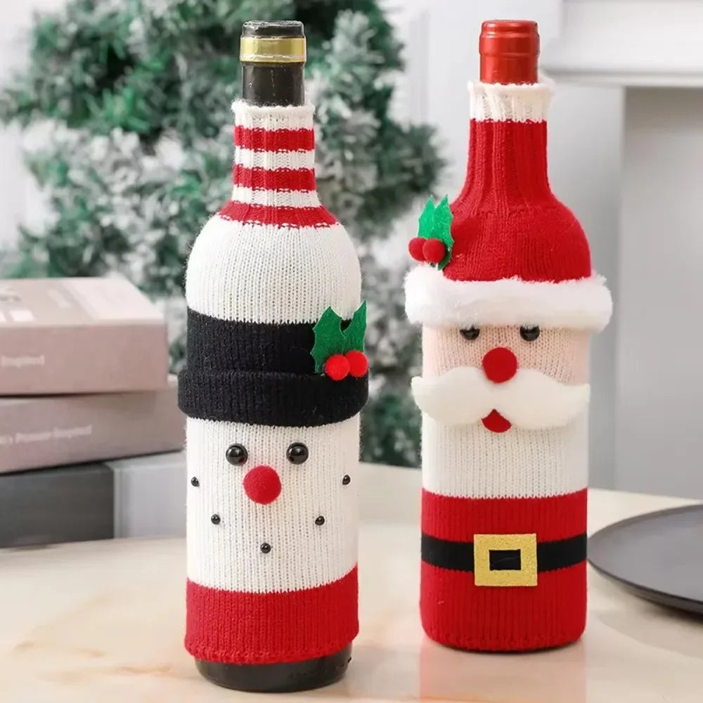 Christmas Wine Bottle Cover – view 3