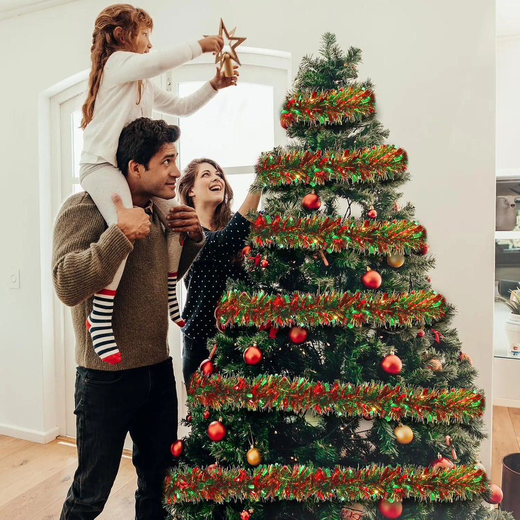 Tinsel Garland with Bows – view 5