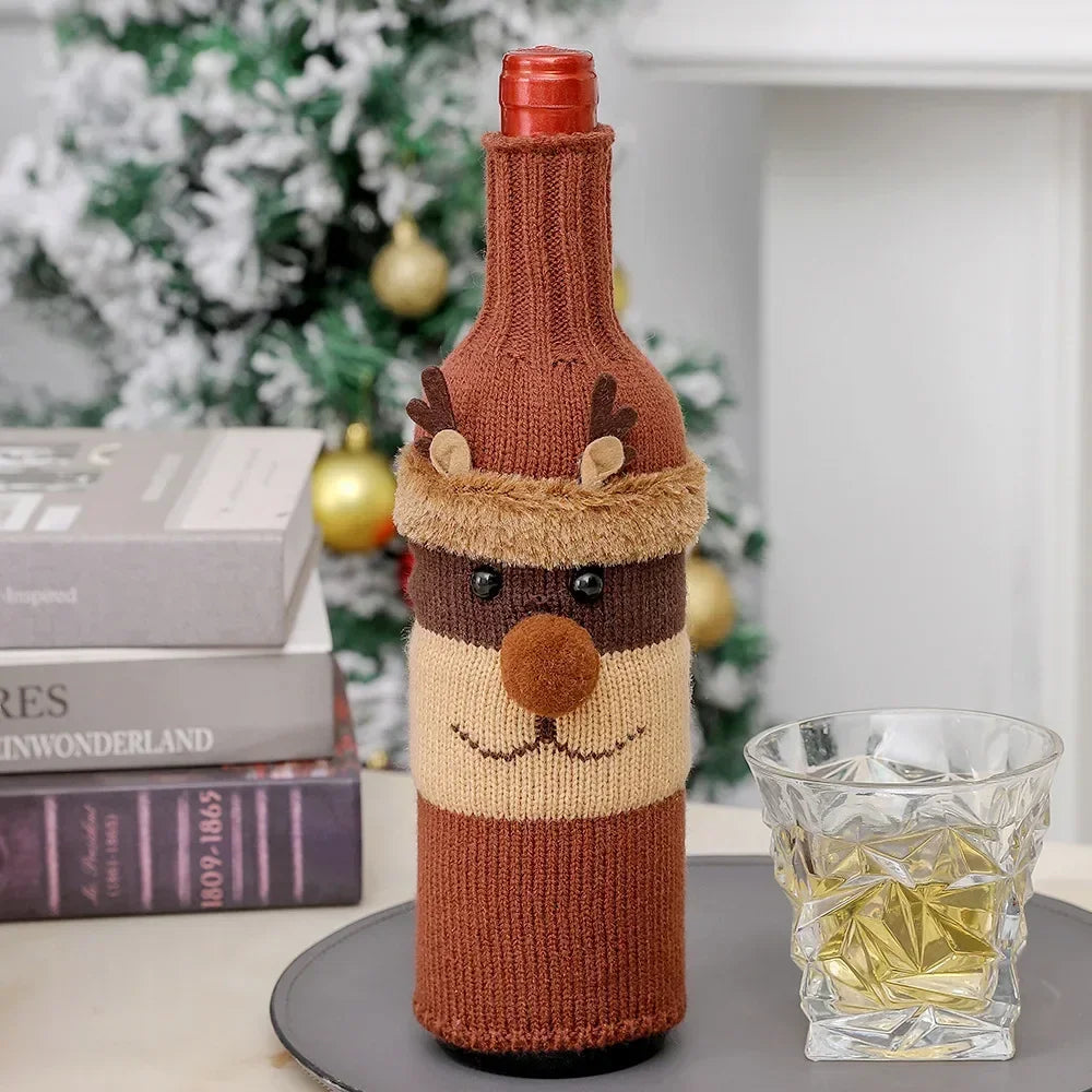 Christmas Wine Bottle Cover – view 6