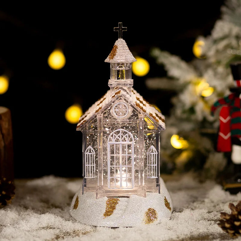 Lighted Church Snow Globe – Home Hearth Well