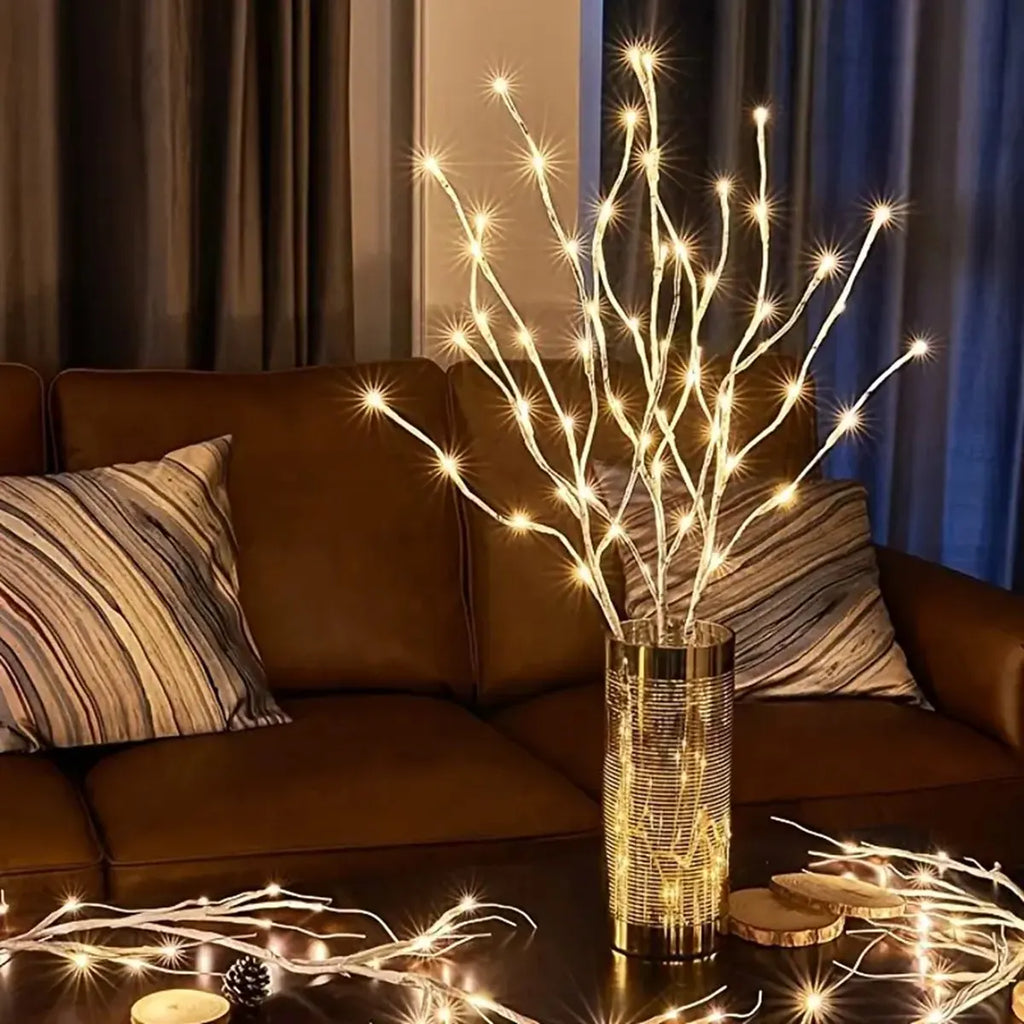 Lighted Birch Branch – view 12