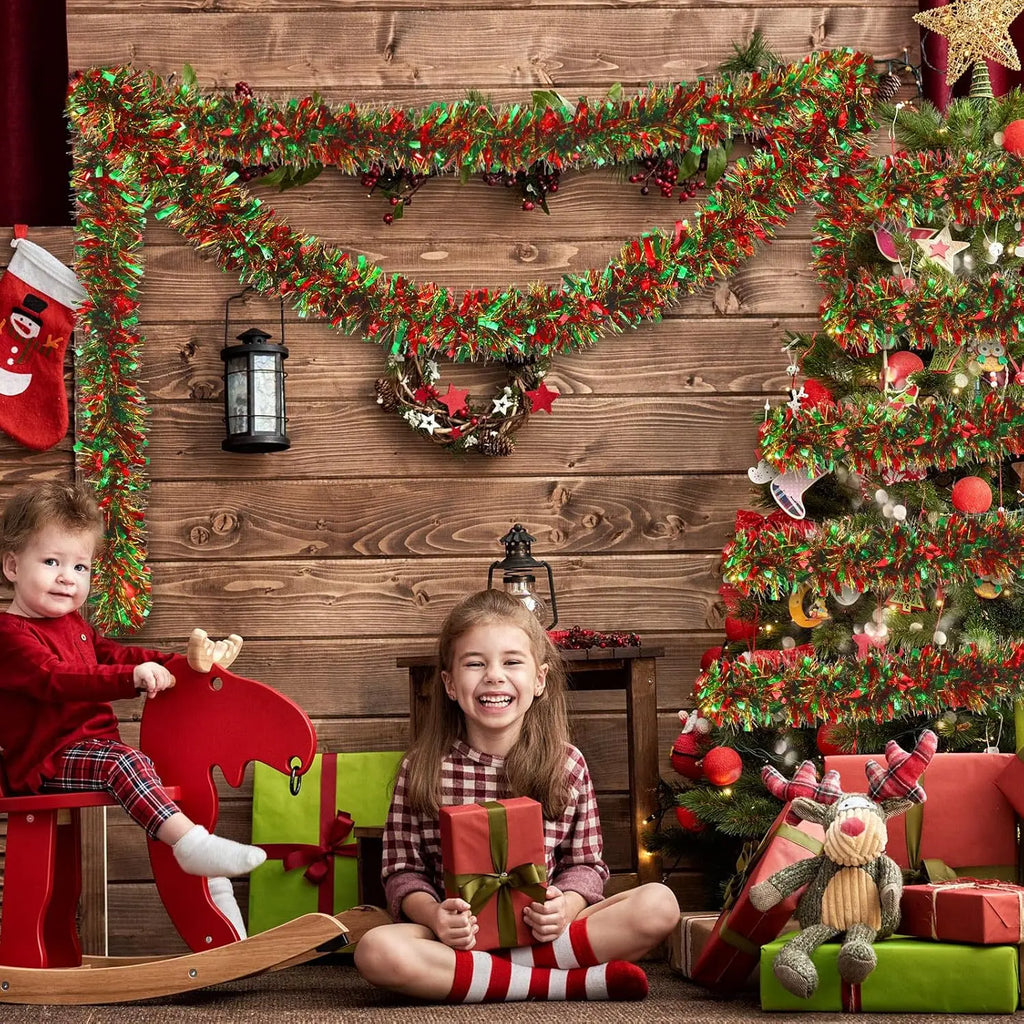 Tinsel Garland with Bows – view 6