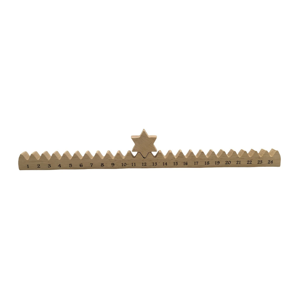 Wooden Star Advent Calendar – view 7