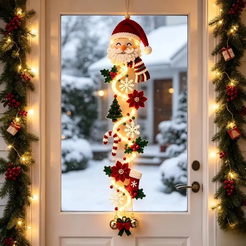 Glowing Christmas Door Garland Light