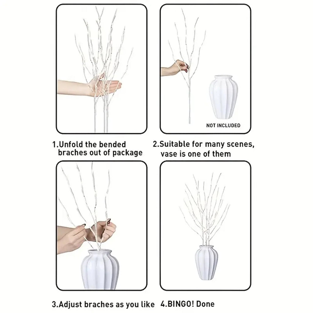 Lighted Birch Branch (28 in)