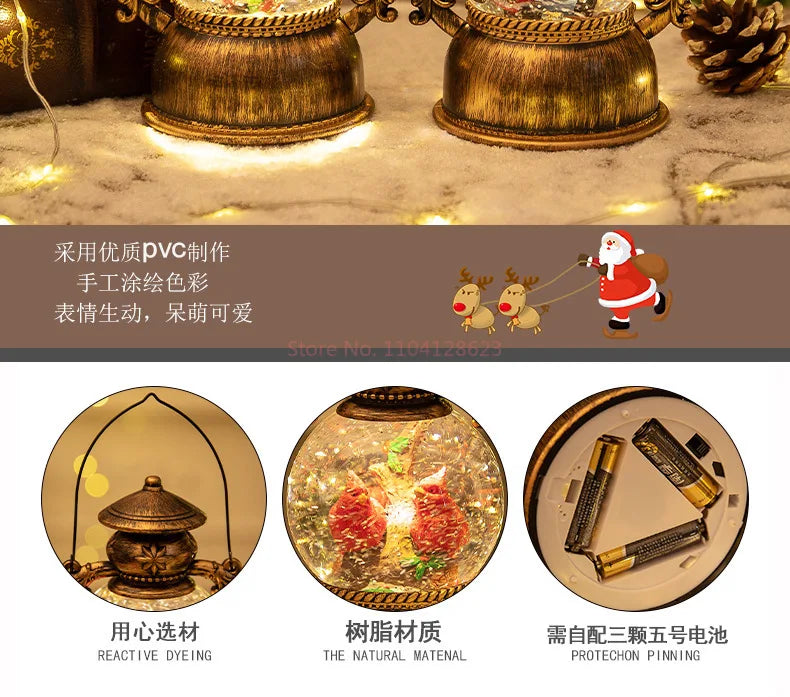 Musical Snow Globe Lantern – view 14