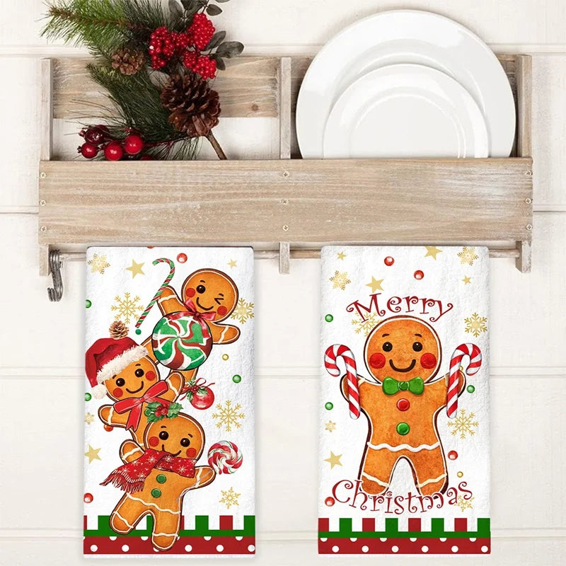 Gingerbread Christmas Kitchen Towels – view 2