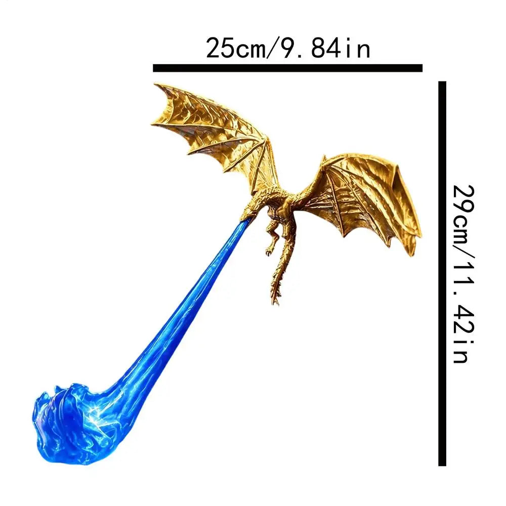 Fire-Breathing Dragon Shelf Lamp