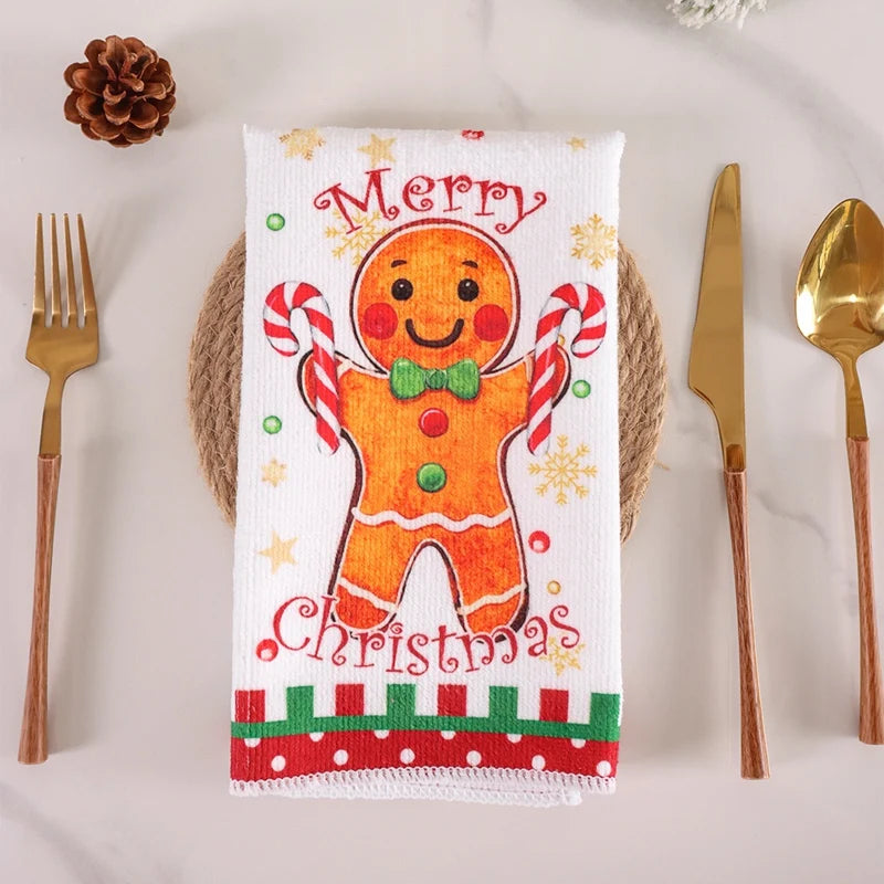 Gingerbread Christmas Kitchen Towels – view 3
