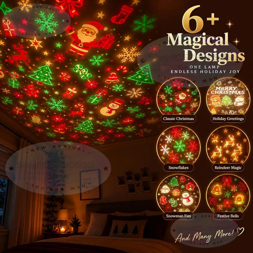 Christmas Tree Projector Night Light – view 4