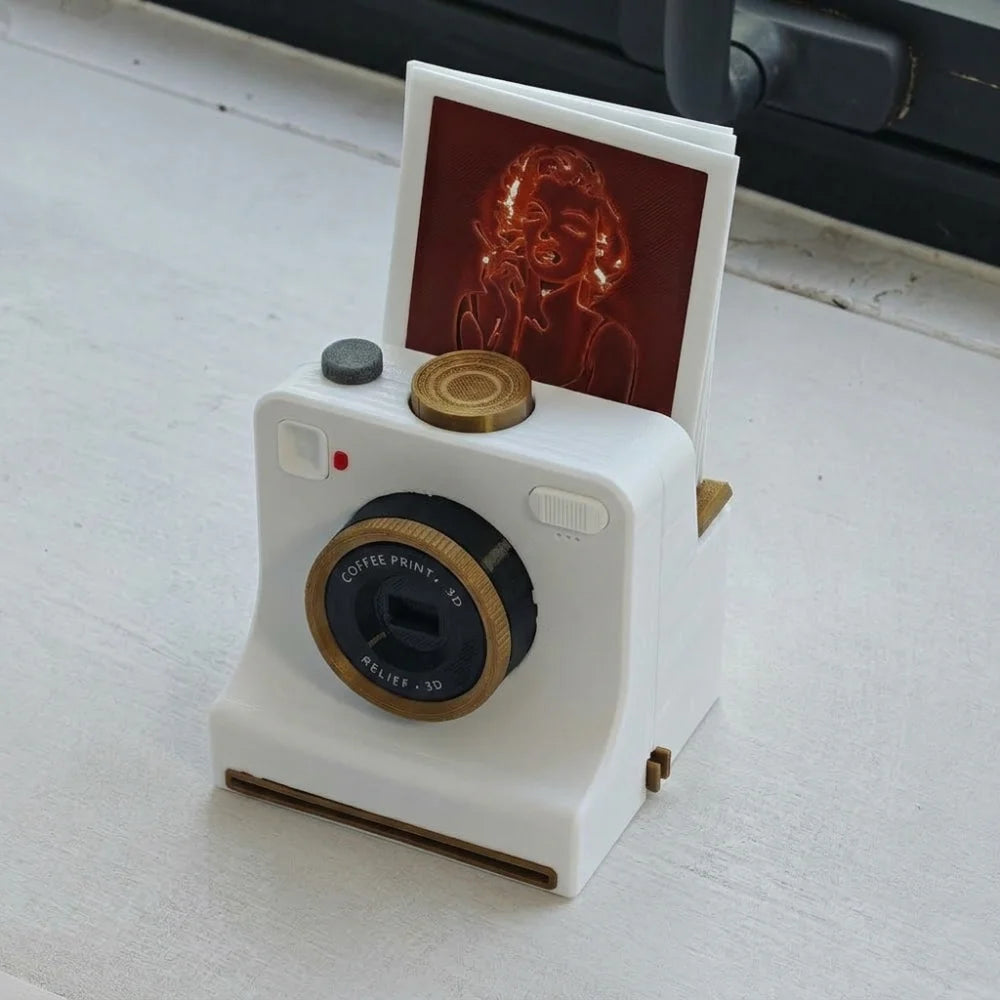 Latte Art Camera Stencil Printer