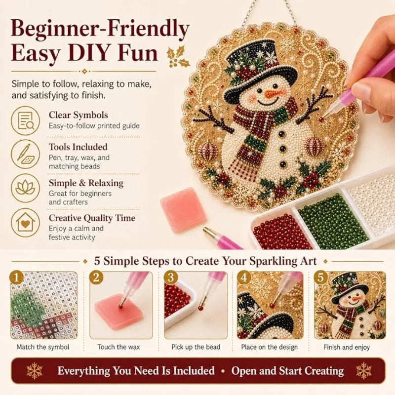 DIY Christmas Pearl Suncatcher Kit – view 5
